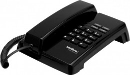 Telefone com Fio Intelbras Premium Preto