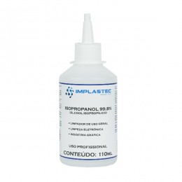Alcool Isopropilico 110ml Implastec Limpeza de Circuitos Eletronicos