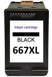 Cartucho Compativel HP 667XL Preto