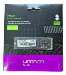 HD SSD 1.0tb 1024gb  Multilaser Warrior Nvme Pcie Skm01tp81a