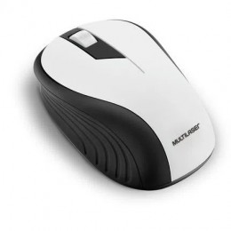 Mouse sem Fio Multilaser MO216 2.4GHZ Preto e Branco Usb 1200DPI Plug And Play