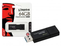 Pen Drive 64gb Kingston Dt100g3/64gb USB 3.0