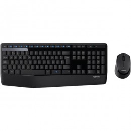 Kit Mouse e Teclado sem Fio Logitech Mk345 Preto
