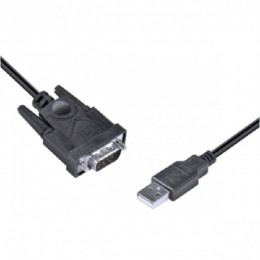 Cabo Conversor USB para Porta Serial RS232 Oem Preto