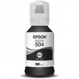 Garrafa de Tinta Epson T504120al 504 Preto 127ml Original
