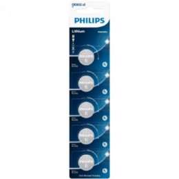 Pilha CR2032 Philips com 5 Unidades