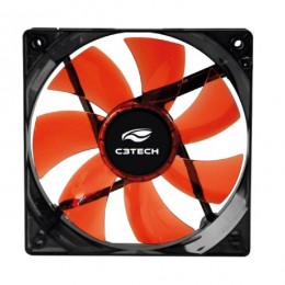 Cooler Ventilador 80x80x25 C3tech F7-l50rd Vermelho