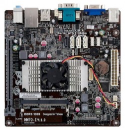 Placa Mae Megaware MW-NM70HD com Processador Intel Dual Core 847 1.1Ghz