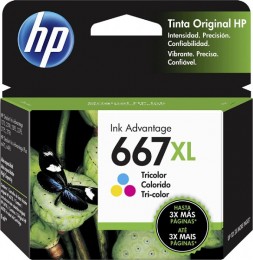 Cartucho HP 667xl Color 3ym80ab 8ml