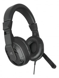 Fone Headset Usb C3tech Ph-300bk USB Preto Cabo de 1,8 metros Gamer