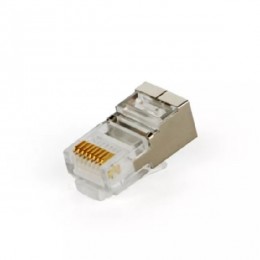 Conector RJ45 Cat5 Blindado para Cabo de Rede