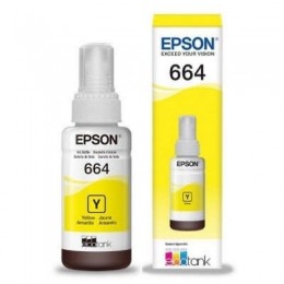 Garrafa de Tinta Epson T664420-al 664 Amarelo 70ml