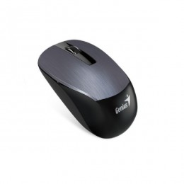 Mouse sem Fio Genius Nx-7015 Preto Cinza 1600dpi Metalizado