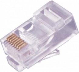 Conector RJ45 Cat5e para Cabo de Rede (Unidade)