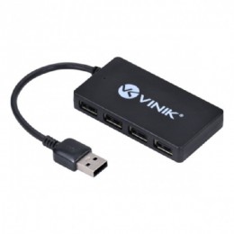 Hub USB Vinik Huv-20 4 Portas Preto Usb 2.0