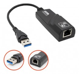 Conversor USB para Rede RJ45 Gigabit Usb3.0 Rede de Alta Velocidade