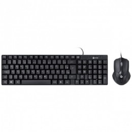 Kit Mouse e Teclado Vinik Cc200 USB Preto Com Fio