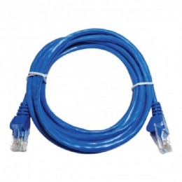 Cabo Patch Cord 1,0 metro Cat5e OEM Azul Cabo de Rede