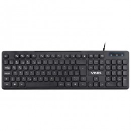 Teclado USB Vinik TC100 Preto Chocolate
