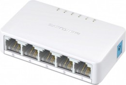 Switch Mercusys Ms105 5 portas 10/100 para internet via cabo