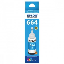 Garrafa de Tinta Epson T664220-al 664 Ciano 70ml