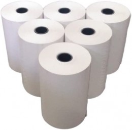 Bobina Termica 80mmx30m Branca/Amarela Unidade