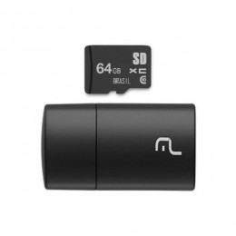 Pen Drive Micro SD 64gb Multilaser Mc164 Classe 10
