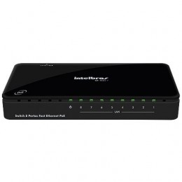 Switch 8 portas Intelbras Sf800 Fast Vlam Qos