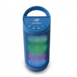 Caixa de Som C3tech Spb50bl Azul Bluetoot 8wts Rms