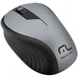 Mouse sem Fio Multilaser MO213 2.4GHZ Preto Grafite Usb 1200DPI Plug And Play