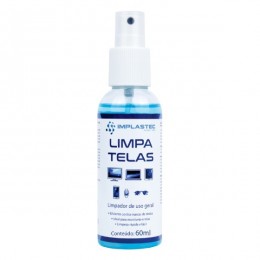 Kit Limpa Telas 60ml com Flanela Clean Implastec