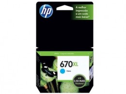 Cartucho HP 670xl Ciano Cz118ab 7,5ml