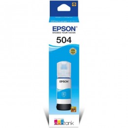 Garrafa de Tinta Epson T504220al 504 Ciano 70ml Original