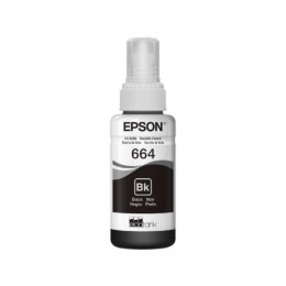 Garrafa de Tinta Epson T664120-al 664 Preto 70ml