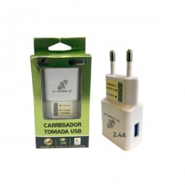 Carregador USB 5v 2.4a Xcell Xc-usb-9 Branco Ultra Rapido