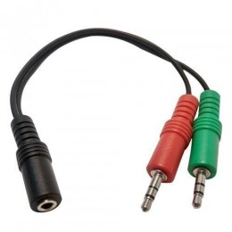 Cabo Conversor de 2 Conectores P2 Macho para P3 Femea