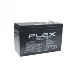 Bateria para Nobreak 12v 7.0a Flex Fx-1270-Seg Para Sistemas de Seguranca