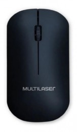 Mouse sem Fio Multilaser Mo307 Preto 1200dpi Ms100