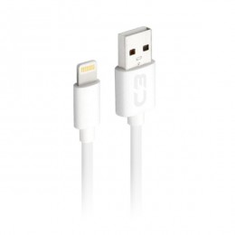 Cabo USB para Iphone 6/7 C3tech Cb-l20wh 2 metros Branco